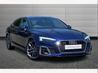Used Audi A5 S-Line 261 HP (191 kW) 2023 Blue Coupe