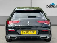 Used Mercedes CLA200 AMG line 163 HP (119 kW) 2020 Cosmos black metallic Coupe