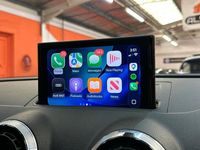 Begagnad Audi A3 Black Edition 150 HK (110 kW) 2019 Vit Sedan