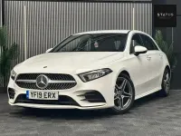 Used Mercedes A200 AMG line 2019 White Hatchback