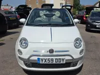 Used Fiat 500C Lounge 2009 White Cabriolet