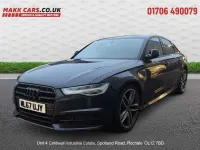 Used Audi A6 Black Edition 190 HP (139 kW) 2017 Blue Sedan