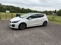 Used Kia Ceed GT-Line S 136 HP (100 kW) 2018 White Hatchback