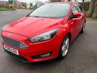 Used Ford Focus Zetec 2016 Red Hatchback