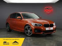 Used BMW 118 M Sport 136 HP (100 kW) 2017 Orange Hatchback
