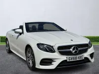 Used Mercedes E220 AMG line 2018 White Cabriolet