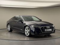 Used Audi A7 Sportback S-Line 204 HP (150 kW) 2022 Firmament blue Hatchback