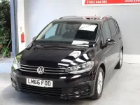 Used VW Touran Family 150 HP (110 kW) 2016 Black MPV