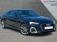 Used Audi A5 S-Line 200 HP (147 kW) 2022 Black Coupe