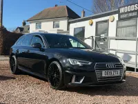 Used Audi A4 S-Line 190 HP (139 kW) 2019 Black Estate