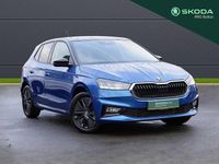 New Skoda Fabia Design Edition 113 HP (83 kW) 2025 Race blue metallic black magic pearl effect Hatchback