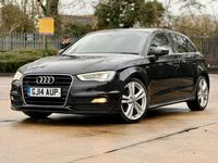 Used Audi A3 Sportback S-Line 2014 Black Hatchback