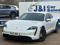 Used Porsche Taycan Performance Package 350 kW (476 HP) 2021 White Sedan