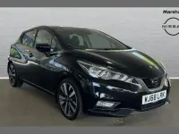 Used Nissan Micra Tekna 90 HP (66 kW) 2018 Black Hatchback