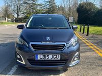 Used Peugeot 108 Allure 82 HP (60 kW) 2015 Blue Hatchback