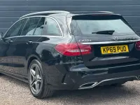 Used Mercedes C220 AMG Line Premium 191 HP (140 kW) 2019 Black Estate