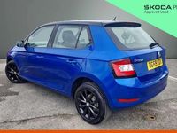Used Skoda Fabia Colour Edition 73 HP (53 kW) 2019 Race blue metallic Hatchback