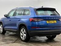 Used Skoda Kodiaq SE L 110 HP (80 kW) 2022 Race blue metallic SUV