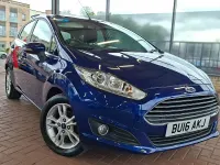 Used Ford Fiesta Zetec 100 HP (73 kW) 2016 Blue Hatchback