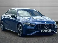 Used Mercedes A35 AMG Premium 316 HP (232 kW) 2025 Spectral blue metallic Sedan