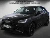 Used Audi Q2 Black Edition 150 HP (110 kW) 2023 Mythos black metallic/mythos black metallic SUV
