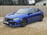 Used Honda Civic SR 126 HP (92 kW) 2018 Blue Hatchback