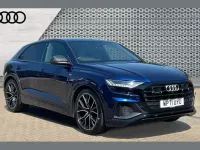 Used Audi Q8 Black Edition 340 HP (250 kW) 2021 Blue SUV