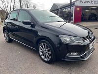 Used VW Polo Design 75 HP (55 kW) 2015 Black Hatchback