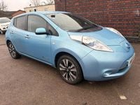 Used Nissan Leaf Tekna 80 kW (109 HP) 2015 Blue Hatchback