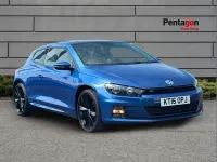 Used VW Scirocco R-line 177 HP (130 kW) 2016 Blue Coupe