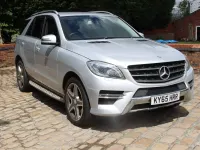 Used Mercedes ML350 AMG line 258 HP (189 kW) 2015 Silver SUV