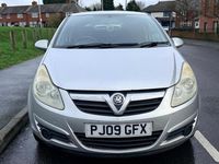 Begagnad Vauxhall Corsa 2009 Silver Halvkombi