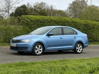 Used Skoda Rapid SE 103 HP (75 kW) 2013 Blue Hatchback