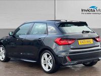 Used Audi A1 S-Line 110 HP (80 kW) 2021 Black Hatchback