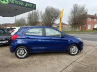 Used Ford Ka Plus Zetec 85 HP (62 kW) 2018 Blue Hatchback