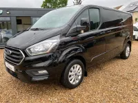 Used Ford Transit Custom Limited 130 HP (95 kW) 2021 Black Van