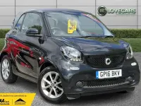 Begagnad Smart ForTwo Coupé Passion 71 HK (52 kW) 2016 Svart Sportkupé