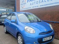 Usado Nissan Micra Acenta 98 HP (72 kW) 2012 Azul Citadino