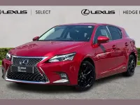 Used Lexus CT200h 136 HP (100 kW) 2018 Red Hatchback
