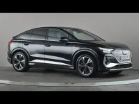 Begagnad Audi Q4 e-tron S-Line 219 kW (299 HK) 2023 Svart SUV