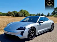 Used Porsche Taycan Performance Package 419 kW (571 HP) 2020 Silver Sedan