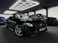 Usado Mercedes E220 AMG line 194 HP (142 kW) 2018 Preto Cabrios