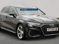 Used Audi A3 Sportback S-Line 110 HP (80 kW) 2023 Black Hatchback