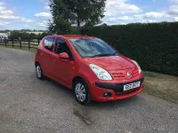 Used Nissan Pixo Acenta 68 HP (50 kW) 2010 Red Hatchback