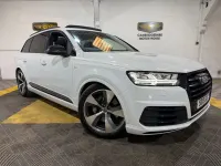 Used Audi Q7 Black Edition 286 HP (210 kW) 2019 White SUV