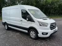 Used Ford Transit Limited 185 HP (136 kW) 2021 White Van