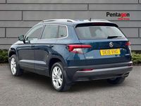 Used Skoda Karoq SE L 150 HP (110 kW) 2018 Blue SUV