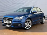 Used Audi A1 Sportback S-Line 122 HP (89 kW) 2013 Blue Hatchback