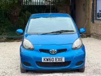 Used Toyota Aygo 67 HP (49 kW) 2010 Blue Hatchback