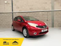 Used Nissan Note Acenta Premium 80 HP (58 kW) 2015 Red Hatchback